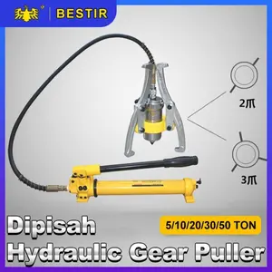 Hidrolik Treker 2 Kaki Integral Unit Jaw Tracker Bearing 5/10/20/30/50 Ton Hydraulic Gear Puller Alat Melepas Tiga Cakar Bearing