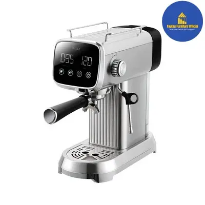 Precision Digital Espresso Machine Alat Pembuat Kopi Espresso Elektrik 1.6 Liter - Silver