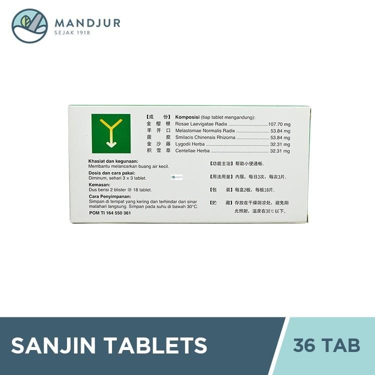 READY Sanjin Tablets - Melancarkan Buang Air Kecil & Meredakan Nyeri TERLARIS