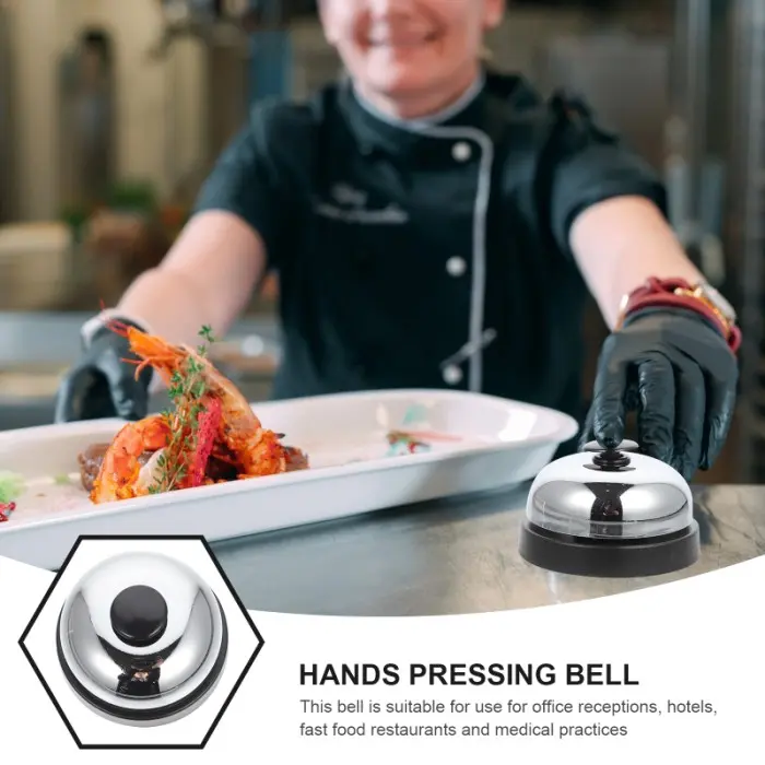 Bel Panggil Waitress dan Kantor dengan Bell Meja Multi Fungsi 0