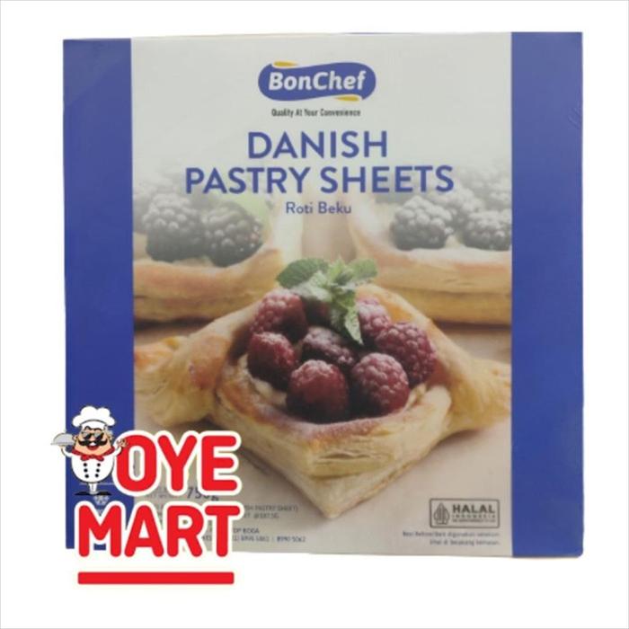 Gambar BONCHEF DANISH PASTRY SHEET 750GR ISI 4 LEMBAR dari OYEFROZEN BUAHBATU Kota Bandung Tokopedia