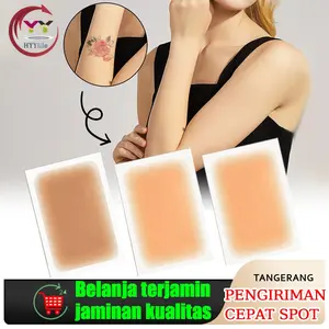 6pcs Silicone Scar Sheet / Penutup Tato Warna Kulit / Penutup Bekas Luka Warna Kulit