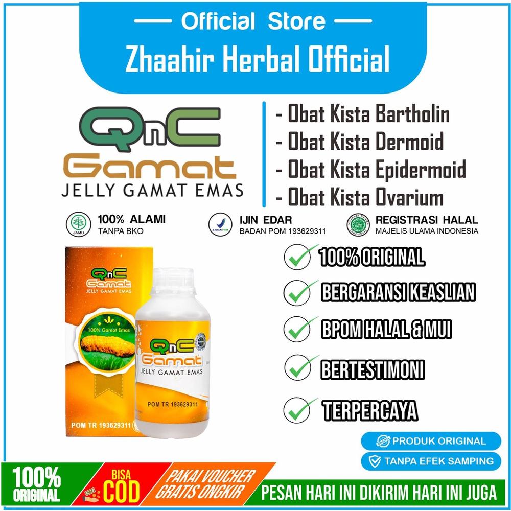 OBAT KISTA OBAT HERBAL KISTA OVARIUM KISTA BARTHOLIN KISTA DERMOID KISTA EPIDERMOID QNC JELLY GAMAT BERKUALITAS