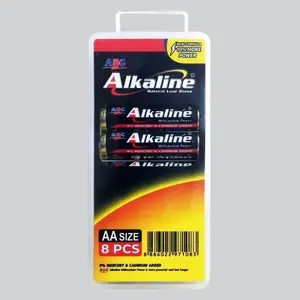 Baterai Alkaline AA isi 8 Pcs ABC Alkaline A2 isi 8 Pcs Alkaline - NS