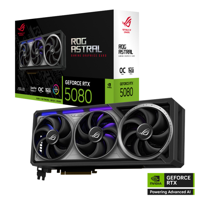 Gambar ASUS VGA NVIDIA GEFORCE ROG RTX 5080 ASTRAL 16GB GDDR7 OC dari IMBA PC Kota Administrasi Jakarta Utara Tokopedia