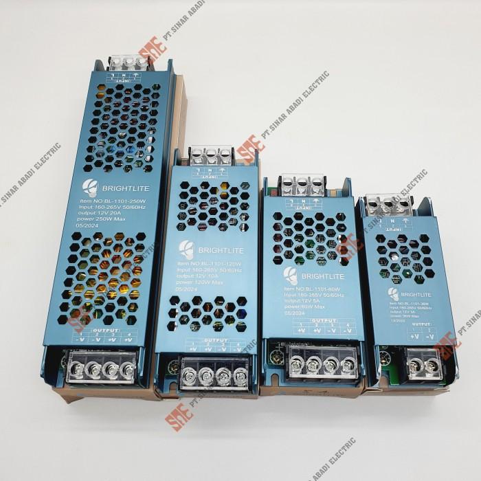 Jual Ready JT Power Supply 12V BrightLite / 3A 5A 10A / Trafo Led Strip ...