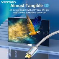 Gambar VENTION AAB HDMI to HDMI 4K 60Hz Cotton Braided Cable - 0.75M 1M 1.5M 2M 3M 3M 10M 15M - 0.75M dari GASOL MALANG Kota Malang 3 Tokopedia