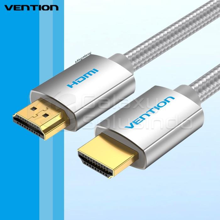 Gambar VENTION AAB HDMI to HDMI 4K 60Hz Cotton Braided Cable - 0.75M 1M 1.5M 2M 3M 3M 10M 15M - 0.75M dari GASOL MALANG Kota Malang Tokopedia