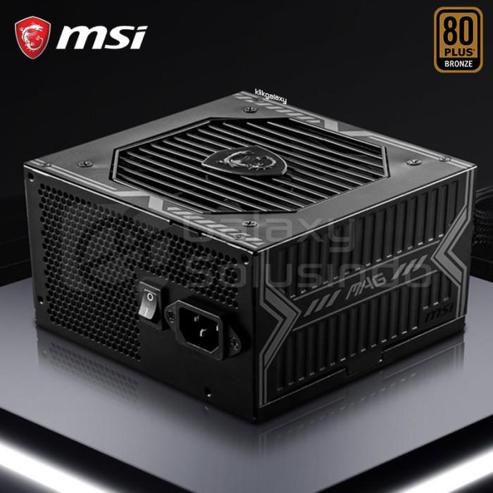 Gambar MSI MAG A650BN 650watt 80+ Bronze Sleeved Cable dari GASOL SUMBERSARI Kota Malang Tokopedia