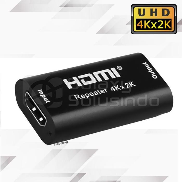 Gambar HDMI Gender Extender UHD 4K x 2K Repeater Amplifier Booster dari GASOL SUMBERSARI Kota Malang Tokopedia