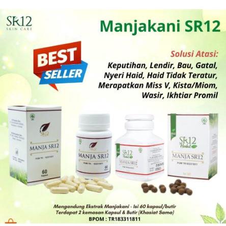 MANJAKANI SR12 / PROMIL / SOLUSI KEPUTIHAN / ATASI MASALAH KEWANITAAN / MANJA SR12 / OBAT KISTA / MERAPATKAN MISS V /MENGHILANGKAN KEPUTIHAN / GATAL / NYERI HAID - PROGRAM HAMIL [PRODUK TERBAIK] [TERP