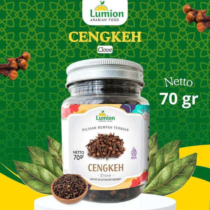 Gambar Lumion Pilihan Rempah fresh Cengkeh Glove pilihan kemasan botol 70gr dari Lumion Food Kota Administrasi Jakarta Pusat Tokopedia