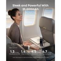 Gambar Anker Laptop Power Bank Smart Digital Display Touch 25.000mAh Triple 100W USB-C ports 165W GaN Fast Charging PPS PD 3.0 UFCS Built-in and Retractable Cables iPhone, MacBook, Samsung Steam Deck DJI Flight safe - A1695 - Black dari Anker Official Medan Kota Medan 4 Tokopedia