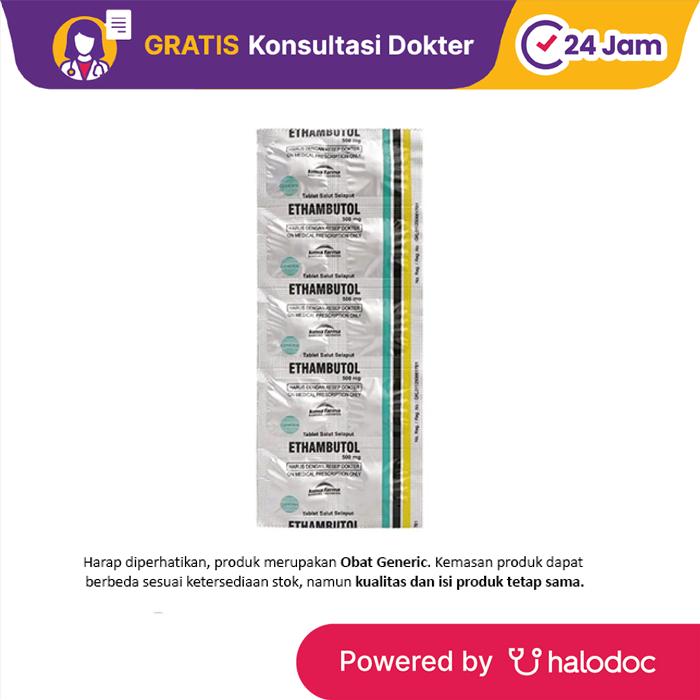 Ethambutol 500 mg 10 Tablet
