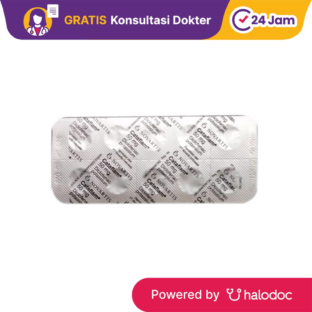 Cataflam 50 mg 10 Tablet - Obat Pereda Demam & Nyeri - Halodoc
