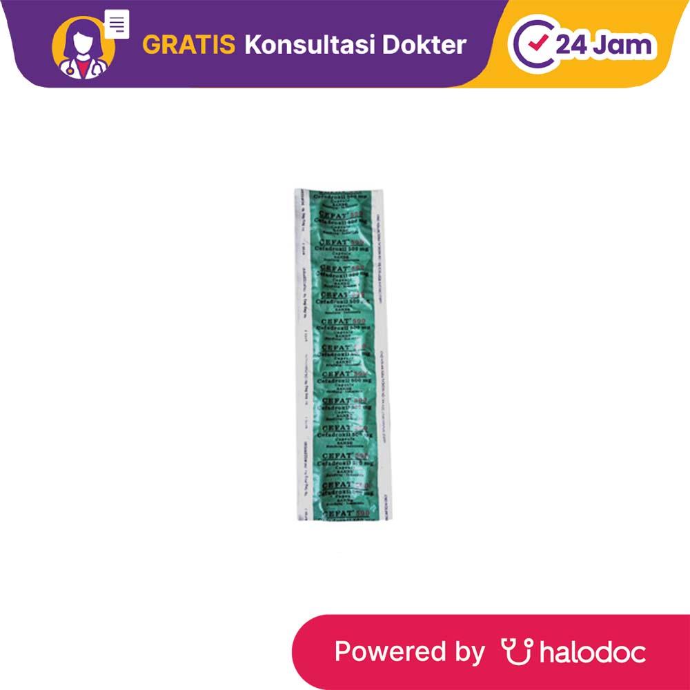 Cefat 500 mg 10 Kapsul - Antibiotik - Halodoc
