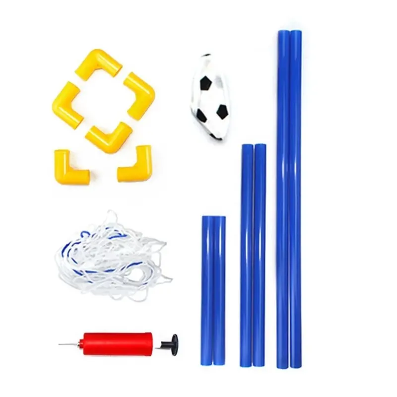Set Mainan Gawang Rakit Portable Bola Soccer Goal 1