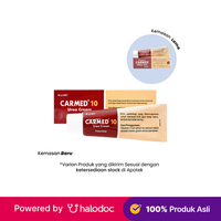 Gambar Carmed 10% Krim 40 g - Obat Kulit - Halodoc dari Apotek Medika Prima Tambora Kota Administrasi Jakarta Barat 1 Tokopedia