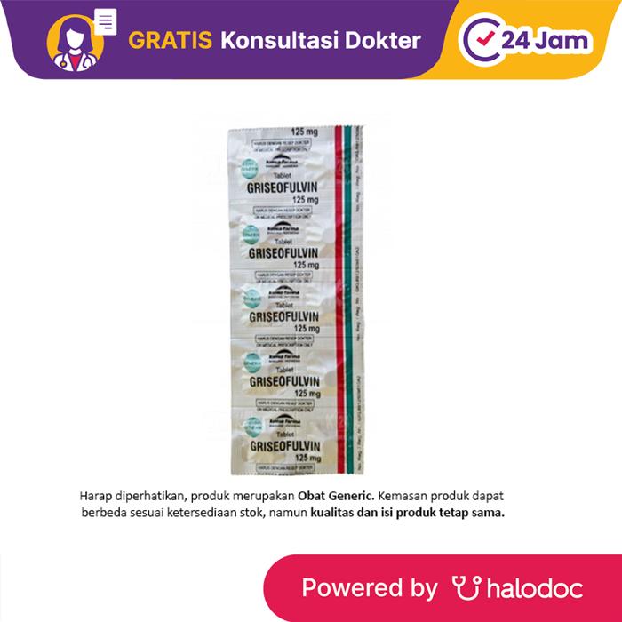 Griseofulvin 125mg 10 Tablet