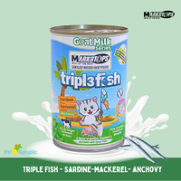 Gambar MARKOTOPS Makanan Kucing Triple Fish Anchovy with Goat Milk 400gr dari Pet Republic Indonesia Kota Administrasi Jakarta Utara 1 Tokopedia