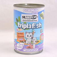 Gambar MARKOTOPS Kitten Triple Fish Bonito with Goat Milk 400gr dari Pet Republic Indonesia Kota Administrasi Jakarta Utara 2 Tokopedia