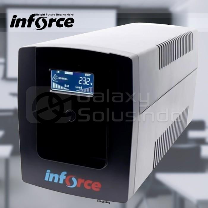 Gambar INFORCE IF-1200VA UPS 1200VA With AVR and LCD Display dari Gasol WTC Surabaya Kota Surabaya Tokopedia