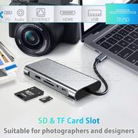 Gambar Converter USB Type-C 11In1 4K HDMI RJ45 SD/TF Card Reader PD USB HUB dari Gasol WTC Surabaya Kota Surabaya 5 Tokopedia