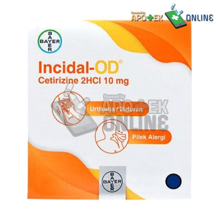 INCIDAL-OD 10MG STRIP 4 CAPSUL