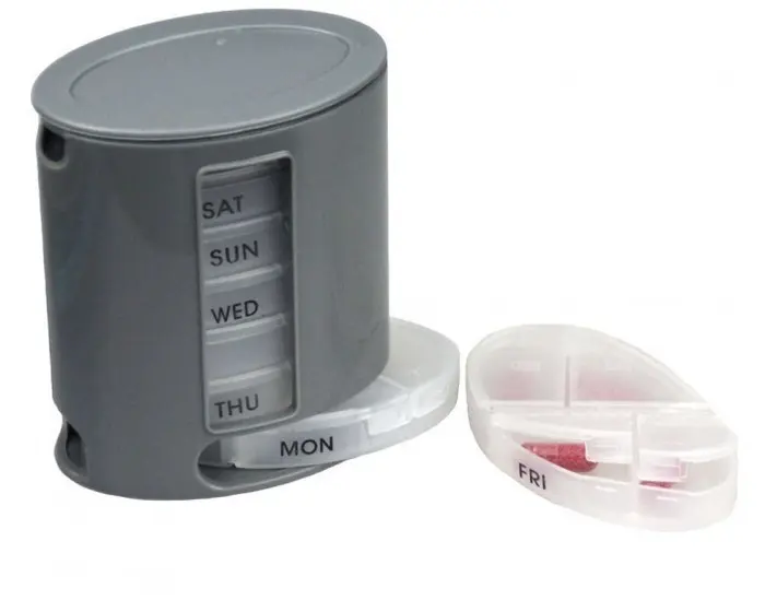 PILL PRO Organizer - 7-Day Pill Organiser with Portable Trays 0
