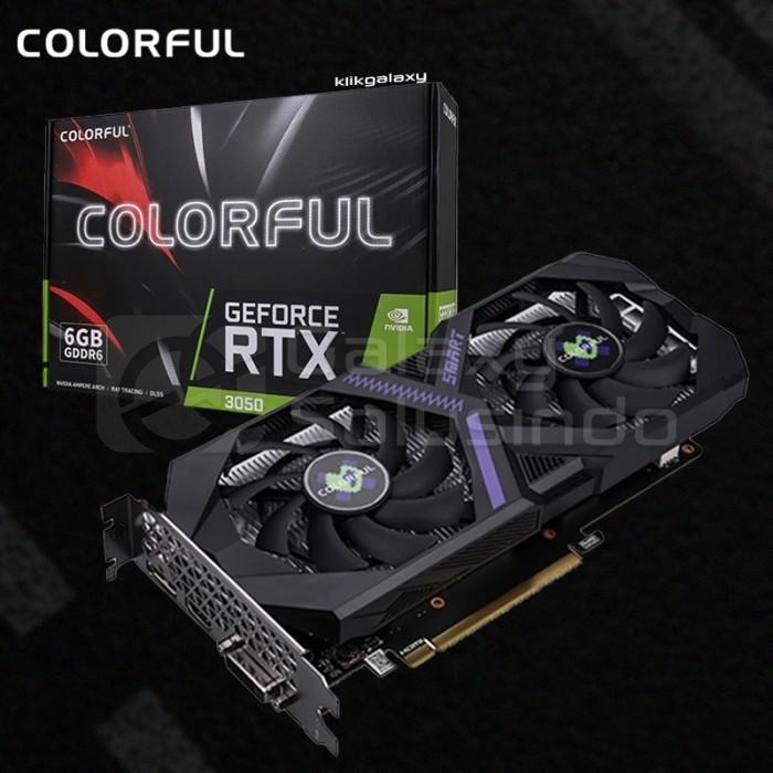 Gambar Colorful GeForce RTX 3050 6GB-V GDDR6 - VGA RTX3050 DDR6 Ampere Graphic Card dari Gasol WTC Surabaya Kota Surabaya Tokopedia
