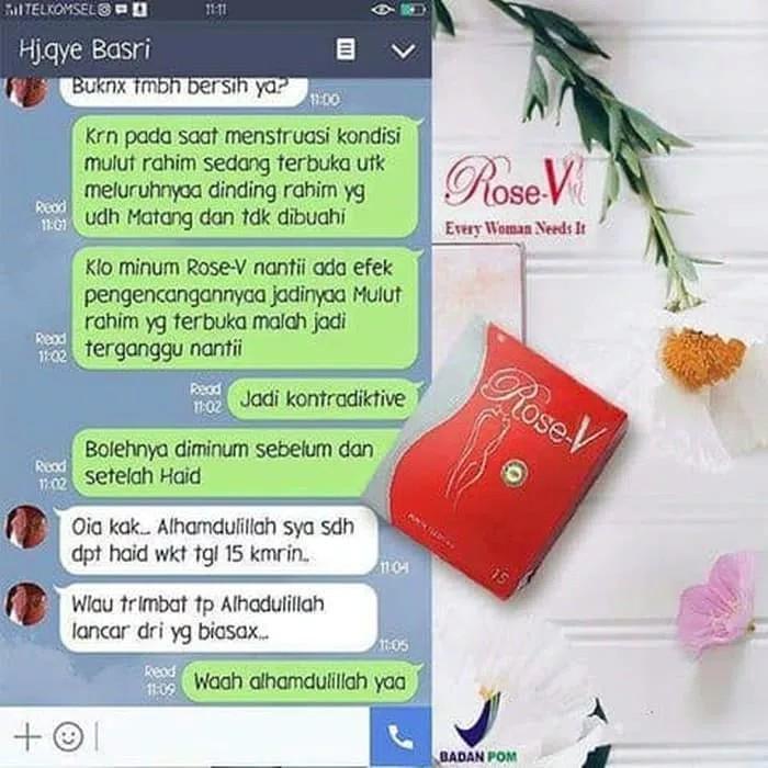 Rose V NASA Asli BOX isi 15 Sache Segel Rose V Nasa Pusat untuk promil Minuman Kesehatan Untuk Kewanitaan [PRODUK TERBAIK] [TERPERCAYA]