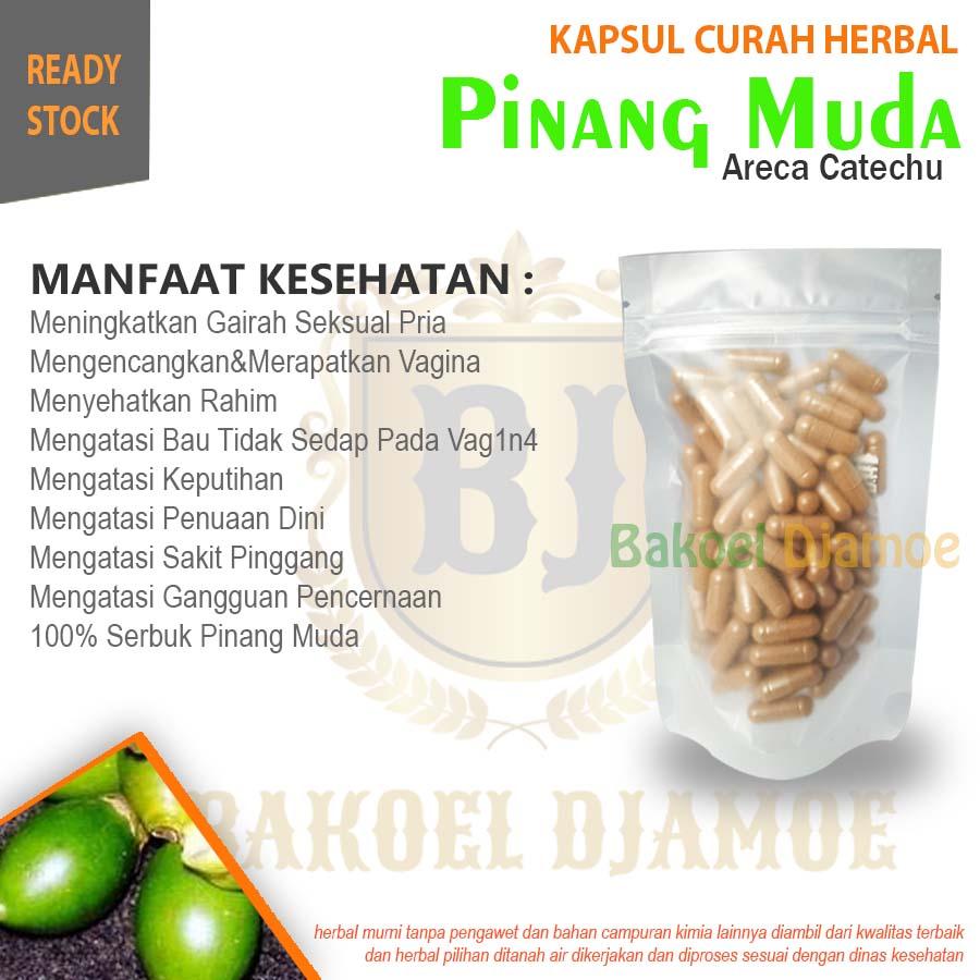 KAPSUL HERBAL PINANG MUDA 100 Kapsul Curah Herbal Mengencangkan Merapatkan Mengatasi Bau Tidak Sedap pada bagian kewanitaan Menyehatkan Rahim Mengatasi Keputihan Menjaga Kesehatan Mulut dan Kulit [PRO
