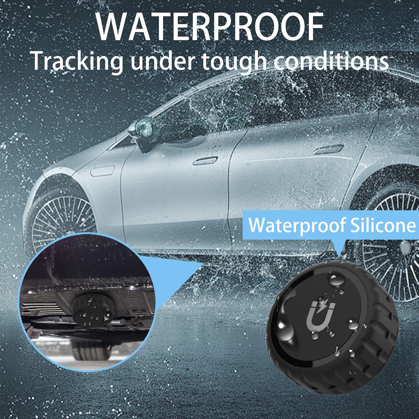 Magnetic Waterproof Protective Case for Apple AirTag – Anti-Loss Locator Tracker Case with Strong Magnetic Attachment and Full Waterproof Protection (PC Material)