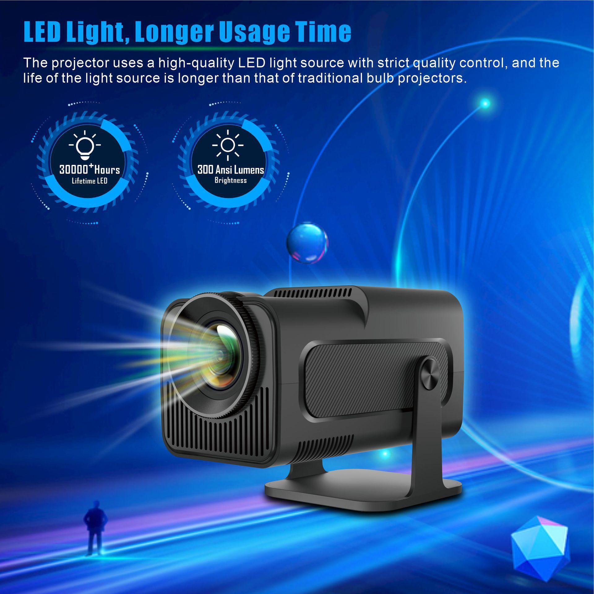 Y320 Projector – 4K Ultra HD Android 5G Gaming & Movie Projector for Home Theater