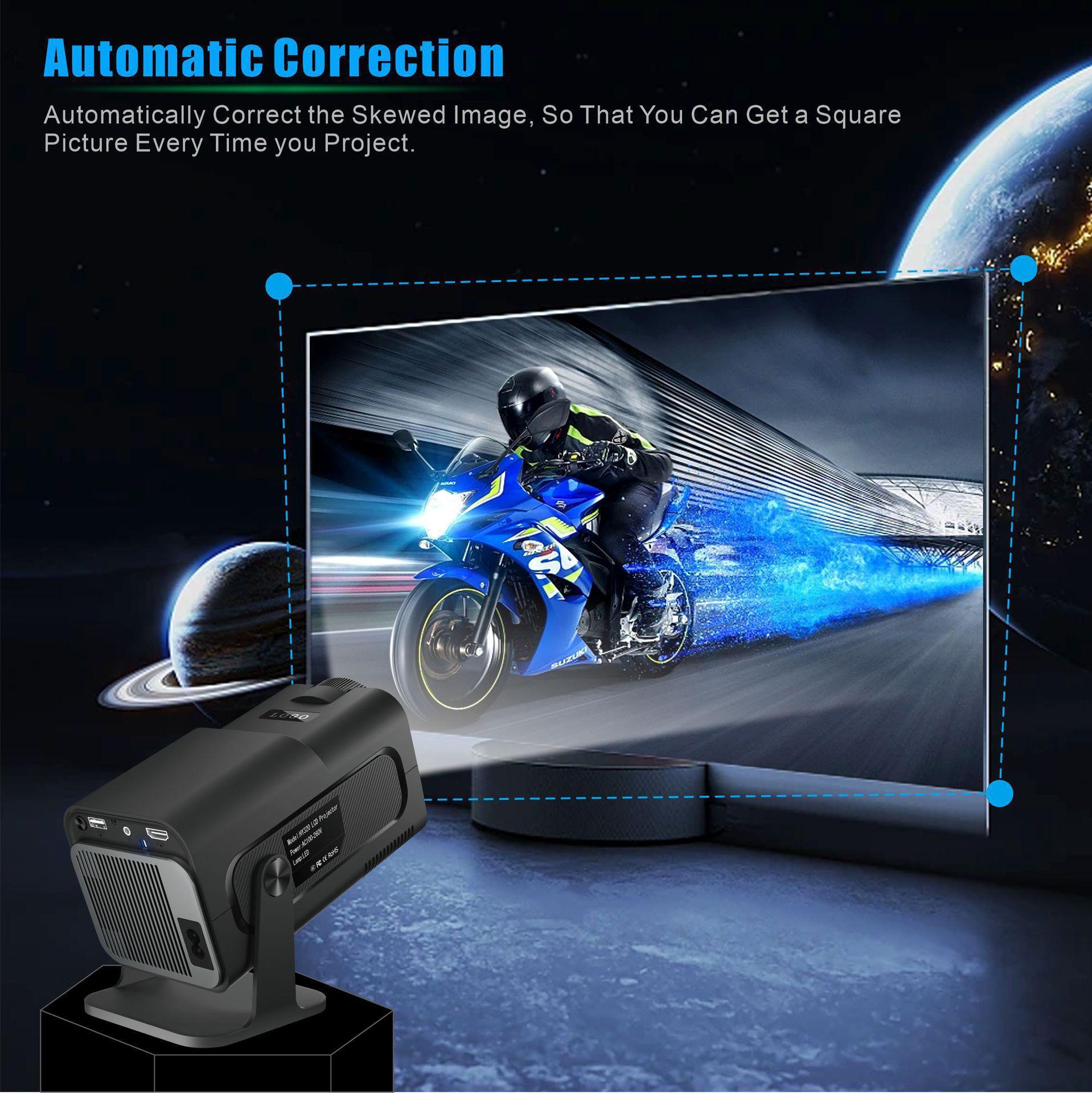 Y320 Projector – 4K Ultra HD Android 5G Gaming & Movie Projector for Home Theater