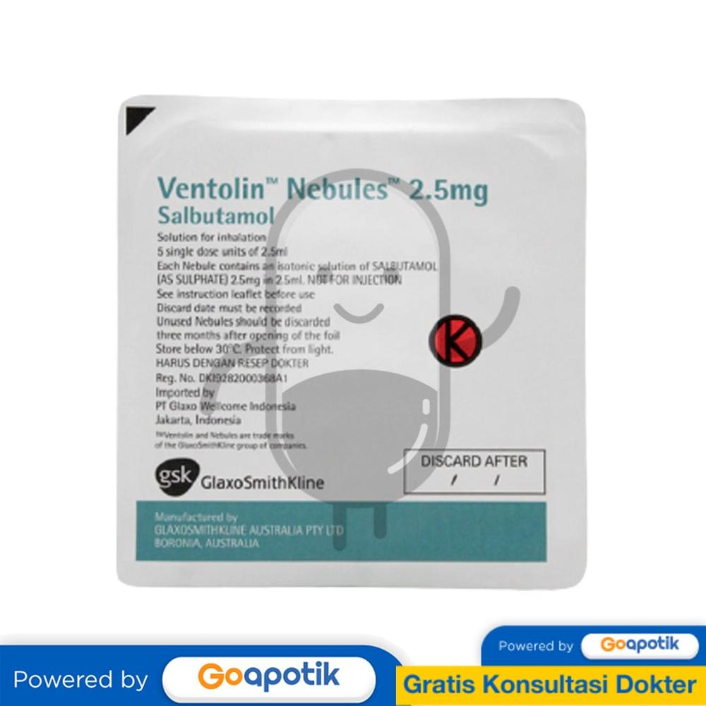 VENTOLIN NEBULES PACK 5 NEBULES