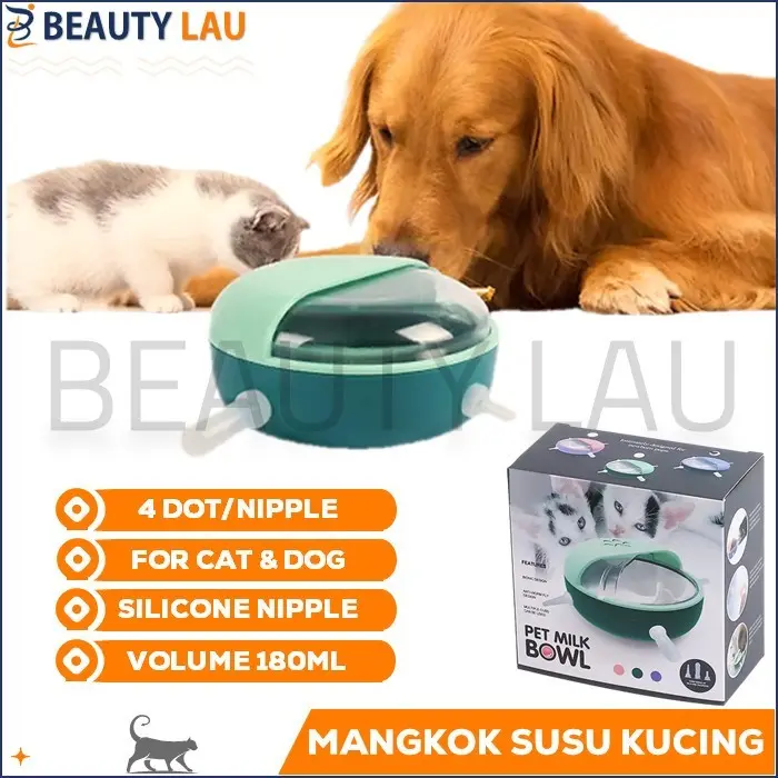 MANGKOK DOT SUSU BAYI KUCING ANJING BARU LAHIR NIPPLE KITTEN PUPPY