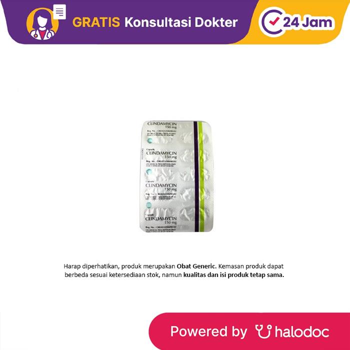 Clindamycin 150 mg 10 Kapsul - Antibiotik - Halodoc