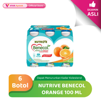 Gambar Nutrive Benecol Orange 100 ml Menurunkan Kadar Kolesterol (Pack - 6 Botol) dari VIVA APOTEK Kota Administrasi Jakarta Timur 1 Tokopedia