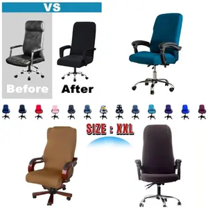 Terlaris OFFICE CHAIR COVER Polyester Spandex-Sarung Kursi DIREKTUR Size: XXL - promo RANDOM