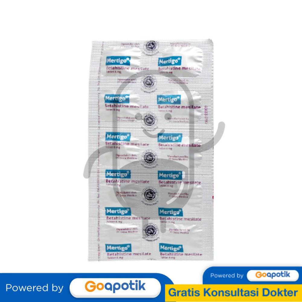 MERTIGO 6 MG STRIP 10 TABLET