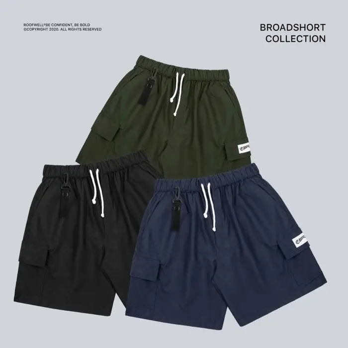 WALKSHORT CARGO / BOARDSHORT CARGO POLYESTER (Waterproof) + KEY CHAIN