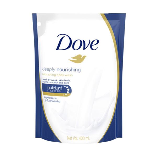 Gambar DOVE BODY WASH DEEPLY NOURISHING POUCH 400 ML dari Foodmart Semanggi Kota Administrasi Jakarta Selatan Tokopedia