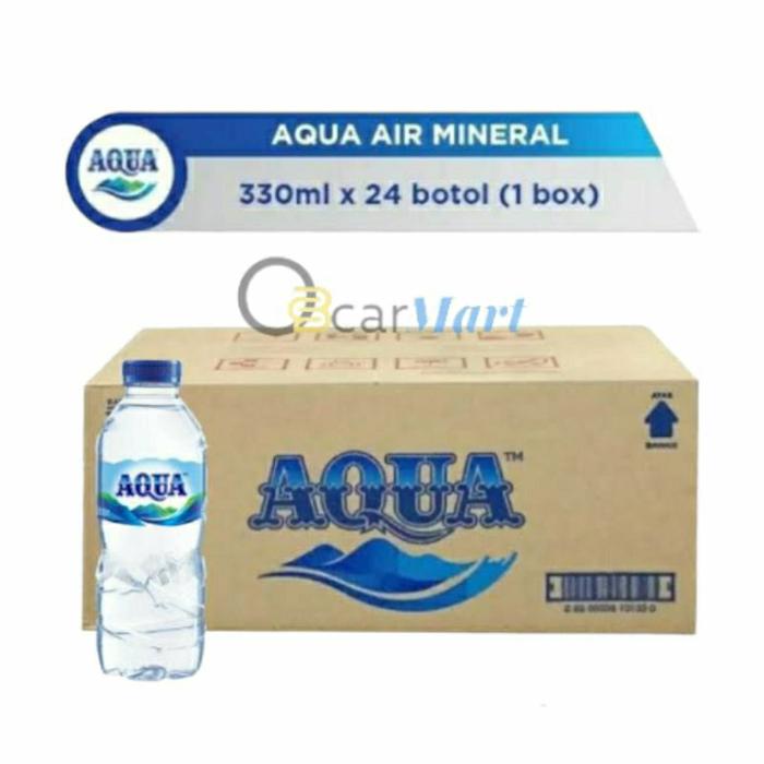 Jual GSV Air Mineral AQUA 330ml 1 dus isi 24 Botol Mini GSV - Jakarta ...