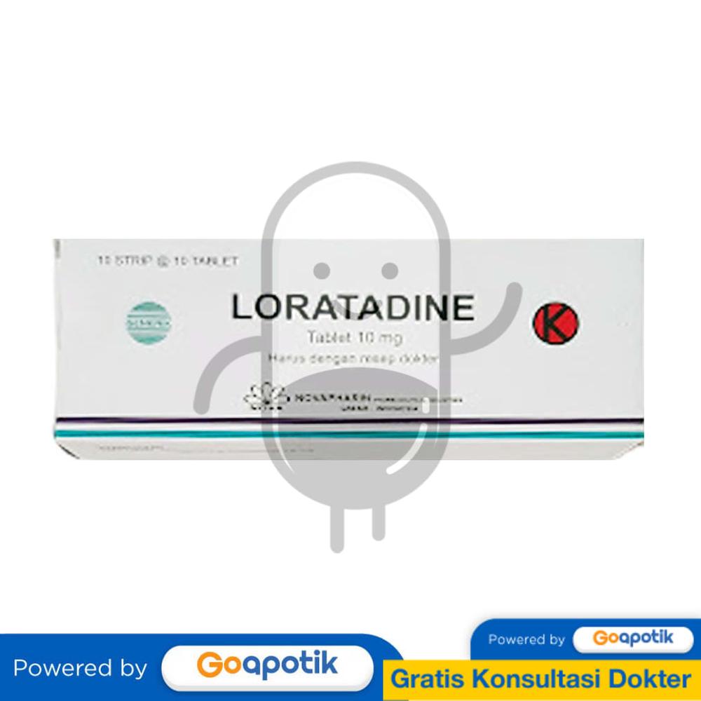LORATADINE NOVAPHARIN 10 MG BOX 100 TABLET