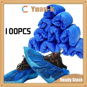 Cover Sepatu Plastik 50 Pasang / Disposable Shoe Cover / Cover Shoes Plastik / Sarung Sepatu