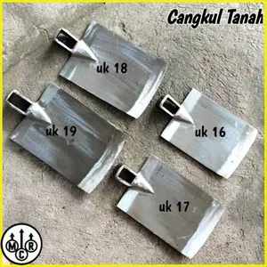 PROMO 4 pilihan cangkul tanah anti lengket ukuran 16 -17 -18 - 19 bahan baja asli