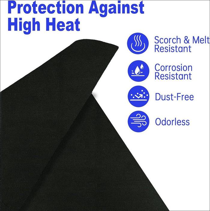Gambar Fireproof Welding Blanket Certified 5mm Thick Carbon Felt - 50 x 50 cm dari One Shopedia Kab. Bojonegoro Tokopedia
