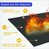 Gambar Fireproof Welding Blanket Certified 5mm Thick Carbon Felt - 50 x 50 cm dari One Shopedia Kab. Bojonegoro 2 Tokopedia