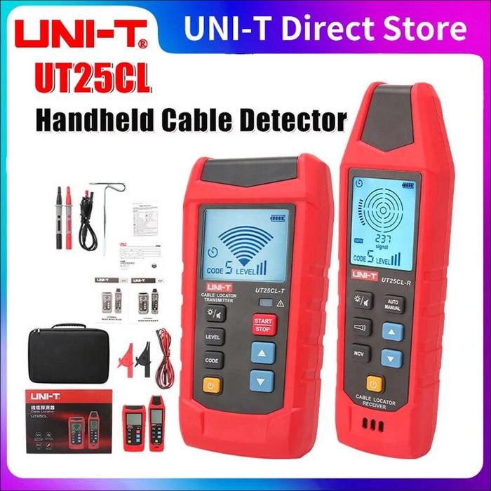 Gambar UNI-T UT25CL-T Handheld Cable Locator 33KHz Signal dari One Shopedia Kab. Bojonegoro Tokopedia